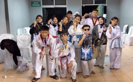 Atlet Taekwondo Binaan Kejari OKU Raih 15 Medali di Ajang MOKZ Se-Sumsel