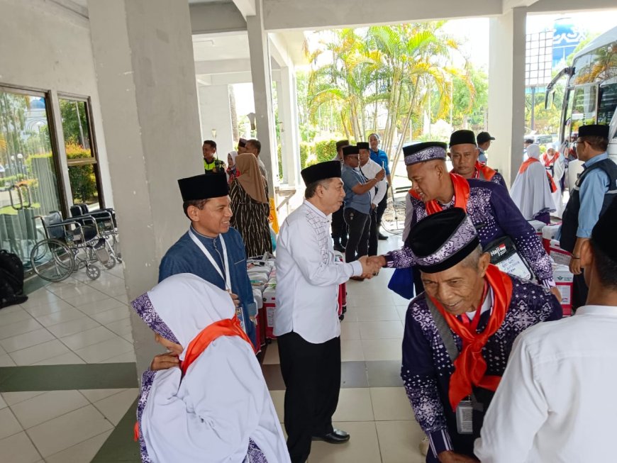 JCH Kampar Disambut Hangat Oleh Kepala Kemenag Kampar