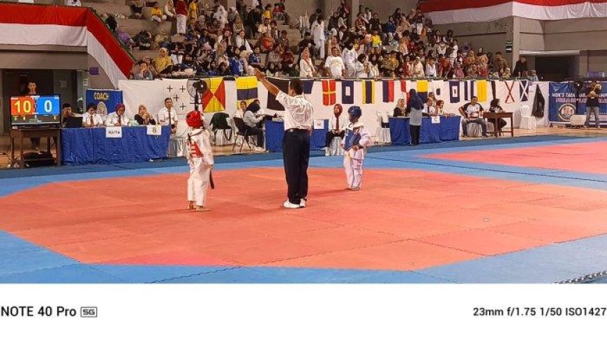 955 Atlet Ikuti Kejuaraan Danlanal Palembang Mok's Taekwondo Championship VI