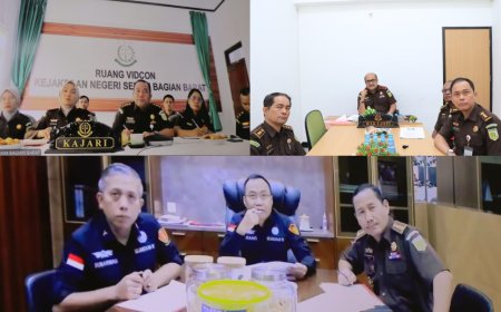 Wakil Kepala Kejati Maluku Ajukan Penghentian Penuntutan Perkara Penganiayaan Berdasarkan Keadilan Restoratif Kepada JAM Pidum Kejagung RI