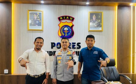 Kapolres Inhil Sampaikan Komitmennya Jalin Sinergi Dengan JMSI