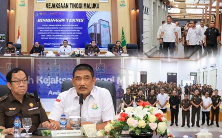 Kajati Agoes SP Apresiasi Kunker Biro Perencanaan Kejaksaan Agung RI Di Maluku