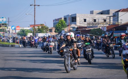 Walikota Pekanbaru Raun Bareng Ribuan Rider