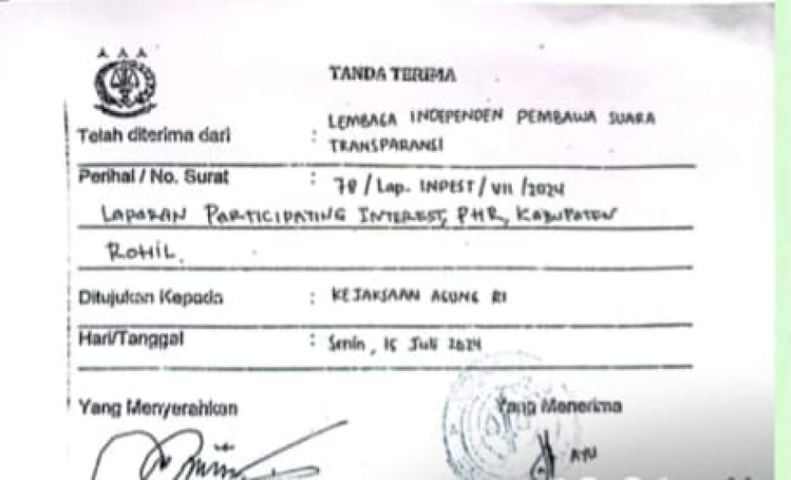 Kasus Dugaan Korupsi Dana PI BUMD PT SPRH Perseroda Yang Dilaporkan ke Kejagung Berstatus Penyidikan