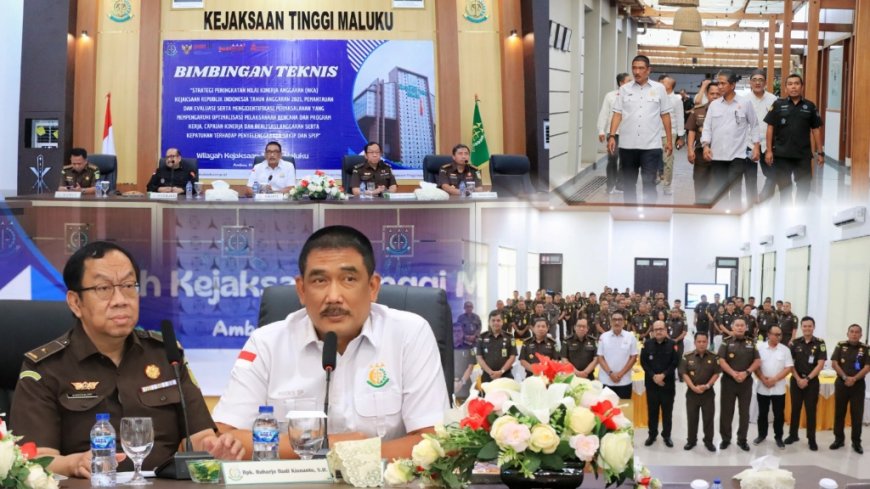 Kajati Agoes SP Apresiasi Kunker Biro Perencanaan Kejaksaan Agung RI Di Maluku