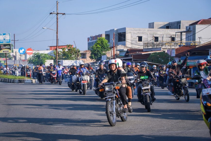 Walikota Pekanbaru Raun Bareng Ribuan Rider
