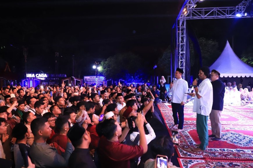 Ribuan Masa Hadiri Tabligh Akbar Hari Jadi Pekanbaru ke-241
