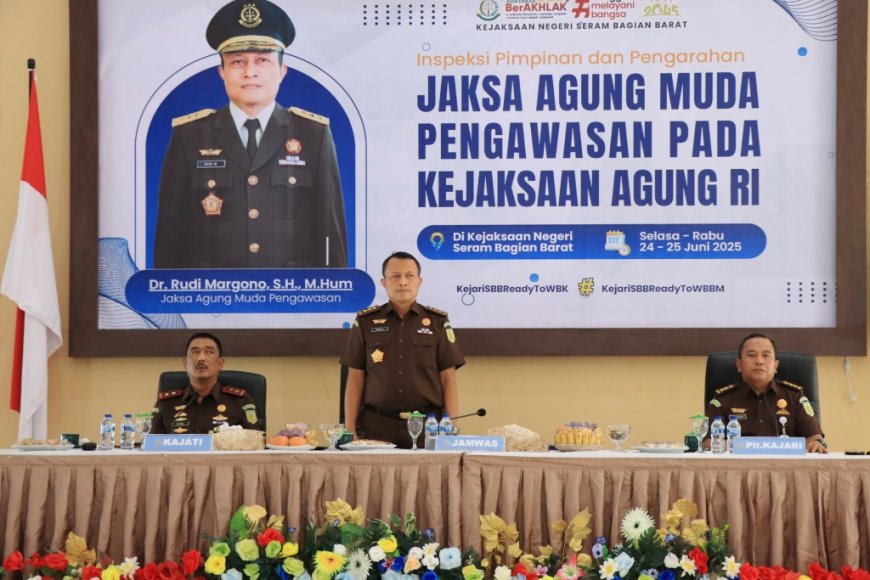 Plt. Kajari SBB Sebut Kunker JAMWAS Kejagung RI Momen Penting Tingkatkan Kinerja Kejari