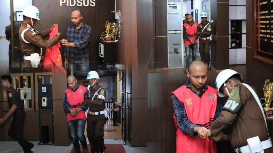 Penyidik Kejati Maluku Resmi Tahan Tersangka Dugaan Korupsi Uang Nasabah Bank Pemerintah Unit Namlea Kabupaten Buru
