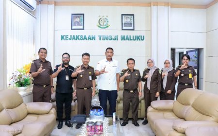 Kajati Maluku Sambut Kunker Biro Hukum dan Hubungan Luar Negeri Kejagung RI