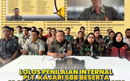Kejaksaan Negeri Seram Bagian Barat Sukses Penilaian Internal, Siap Menuju WBK-WBBM 2025