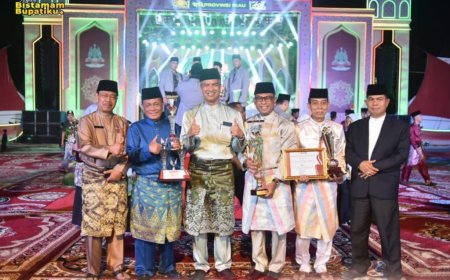 Bistamam Bangga Kafilah Rohil Peringkat 3 dan Juara 1 Pawai Ta'aruf