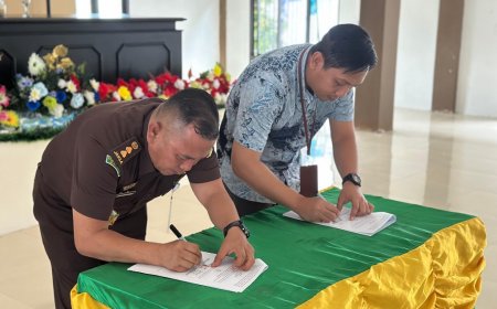 Plt. Kajari SBB dan BRI KC Masohi Teken MoU Perkuat Sinergi Pengelolaan Keuangan