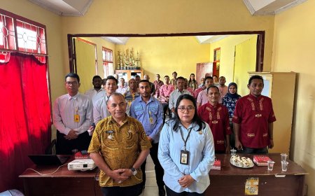 Kasi DATUN Kejari SBB Gelar Sosialisasi Pendampingan Hukum Pengelolaan Dana Desa Di Kecamatan Seram Barat