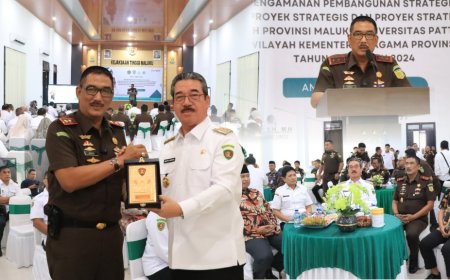 Kajati dan Gubernur Maluku Selenggarakan Exit Meeting Untuk Amankan Pelaksana Proyek Strategis