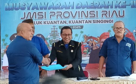 Dheni Kurnia Terpilih Aklamasi Jabat Lagi Sebagai Ketua JMSI Riau 