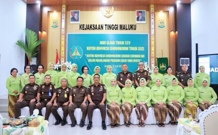 Kajati Maluku Apresiasi Kesetiaan IAD Dalam Dukung Eksistensi da. Integritas Korps Adhyaksa