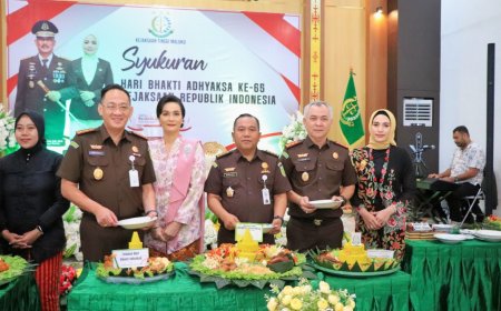 Plt. Kajari SBB Hadiri Tasyakuran Hari Bhakti Adhyaksa Di Kejati Maluku