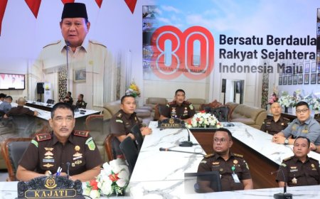 Agoes SP Hadiri Peluncuran Logo dan Tema HUT Ke-80 Kemerdekaan RI Secara Virtual Bersama Prabowo Subianto