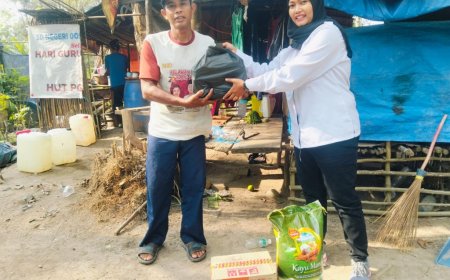 Sebanyak 20 Paket Sembako Untuk Warga Kurang Mampu Dari JMSI Inhu