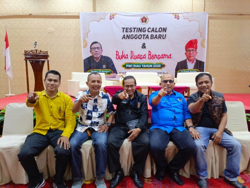 PWI Riau Kembali Gelar Testing Penerimaan Anggota Baru Minggu Ketiga Juli