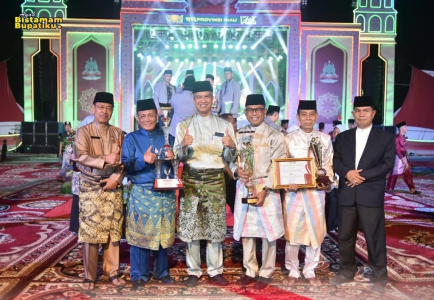 Bistamam Bangga Kafilah Rohil Peringkat 3 dan Juara 1 Pawai Ta'aruf