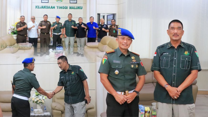 DANPOMDAM XV Pattimura Berkunjung ke Kejati Maluku