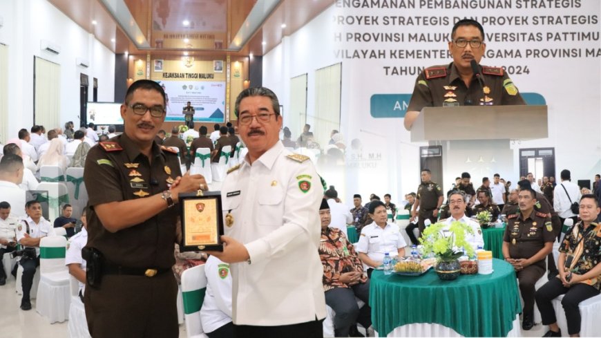 Kajati dan Gubernur Maluku Selenggarakan Exit Meeting Untuk Amankan Pelaksana Proyek Strategis