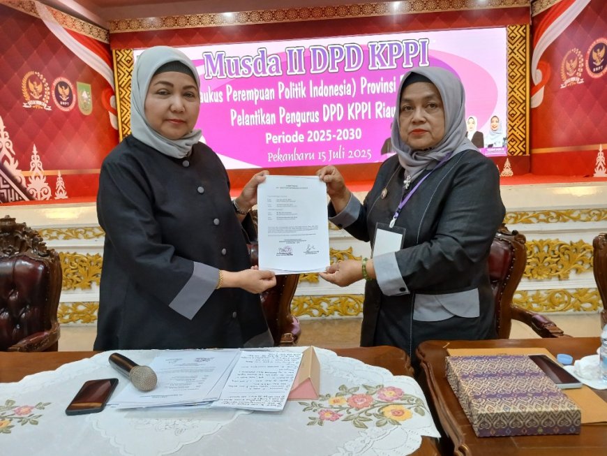 Sukses Dampingi Ade Hartati, Gusmiyar Ridwan Kembali Jadi Sekretaris Umum KPPI Riau