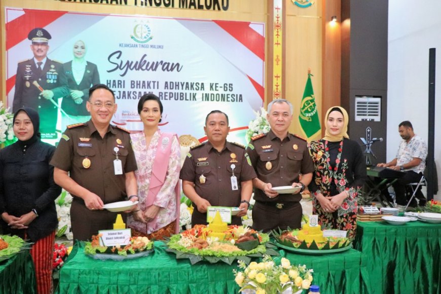Plt. Kajari SBB Hadiri Tasyakuran Hari Bhakti Adhyaksa Di Kejati Maluku