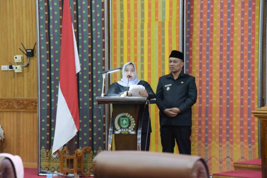 Bupati Bengkalis Sampaikan Ranperda Pertanggungjawaban Pelaksanaan APBD 2024
