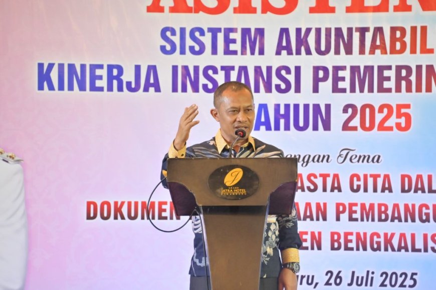 Wabup Bagus Santoso Sampaikan Komitmen Pemkab Bengkalis Perkuat Akuntabilitas
