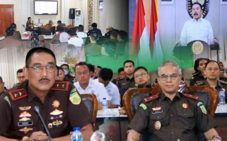 Kajati Maluku Hadiri Rapat Evaluasi Capaian Kinerja Semester I Kejaksaan RI