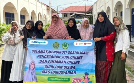Sakinah Finance Sosialisasi Penanganan Pinjol dan Judol di MAS Darusyariah Di Banda Aceh
