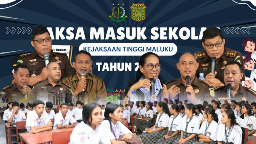Cegah Bullying dan Penyalahgunaan Medsos, Jaksa Bentuk Agen Perubahan Di SMA Kristen YPKPM dan SMA Kristen Rehoboth Ambon
