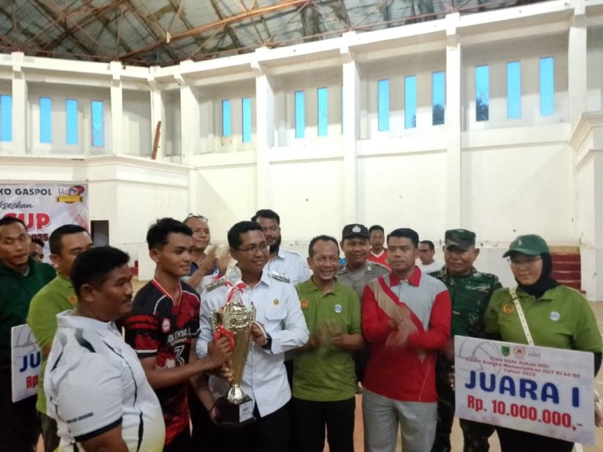 Wabup Rohil Jhony Charles Tutup Final KONI Cup 2025, TBS Raih Juara Pertama