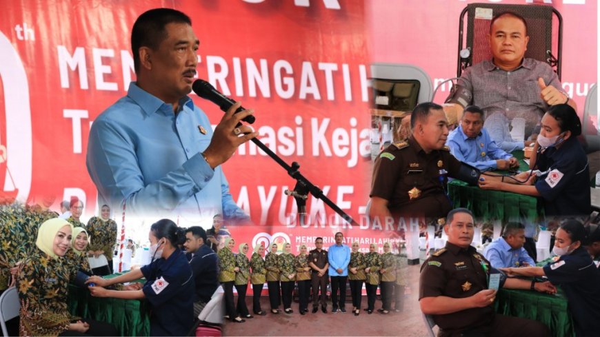 Sambut Hari Lahir Kejaksaan ke-80, Kejati Maluku Gelar Donor Darah
