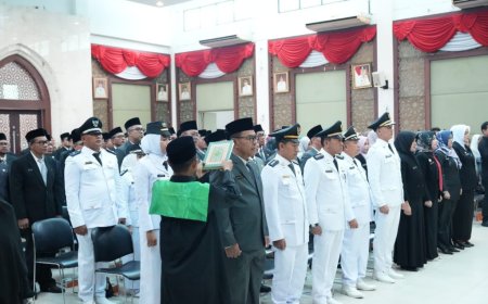 Bupati Kampar Lantik 66 Orang Pejabat Administrator dan Pengawas