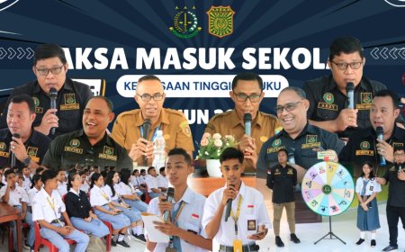 Jaksa Masuk Sekolah Kejati Maluku Sosialisasi Pencegahan Bullying dan Penyalahgunaan Medsos Di SMAN 5 dan SMAN 7 Ambon