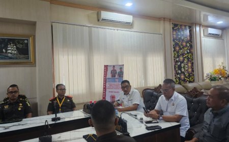 Kejati Maluku Gelar Sosialisasi Penguatan Pengamanan Pimpinan Mellaui Peran TNI Di Lingkungan Kejaksaan Tinggi Maluku 