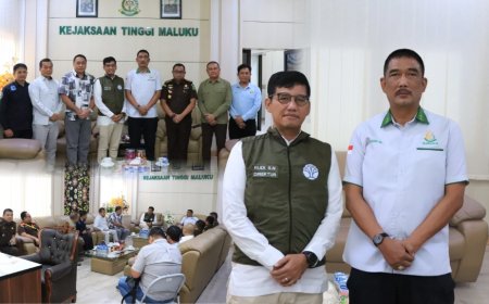 Direktur Penindakan Pidana Kehutanan Temui Kajati Maluku