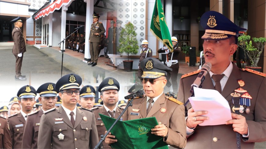 Kajati Maluku Jadi Inspektur Upacara Hari Lahir Kejaksaan ke-80 Perdana