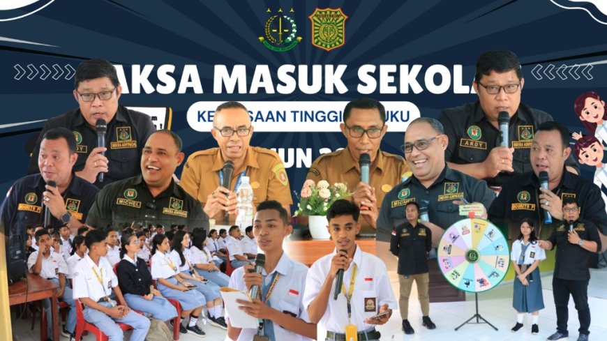 Jaksa Masuk Sekolah Kejati Maluku Sosialisasi Pencegahan Bullying dan Penyalahgunaan Medsos Di SMAN 5 dan SMAN 7 Ambon