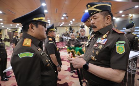 Jaksa Agung Lantik Rudy Irmawan Sebagai Kajati Maluku Pengganti Agoes SP