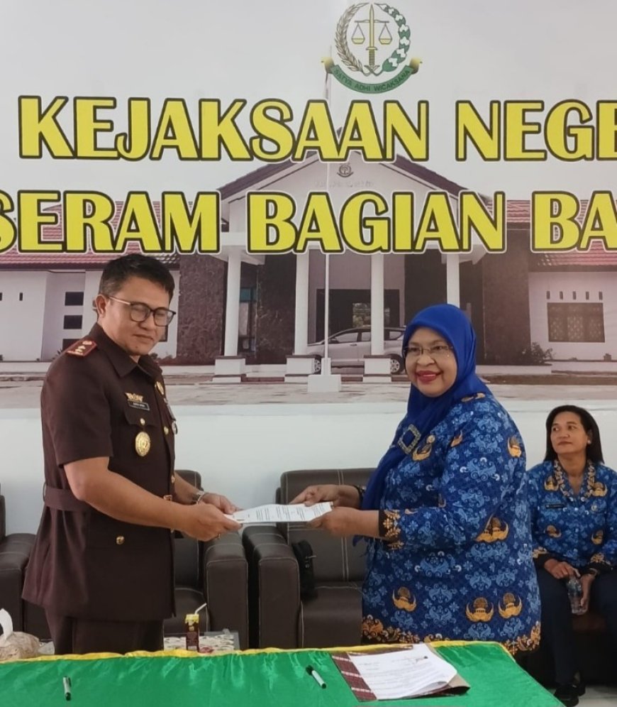 Kajari SBB dan Dinas Pendidikan Tandatangani MoU Pendampingan Hukum Pengelolaan Dana BOSP