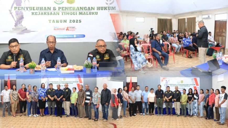 Kejati Maluku Beri Penerangan Hukum Soal Pencegahan Penyalahgunaan Keuangan Desa Di Negeri Hative Kecil