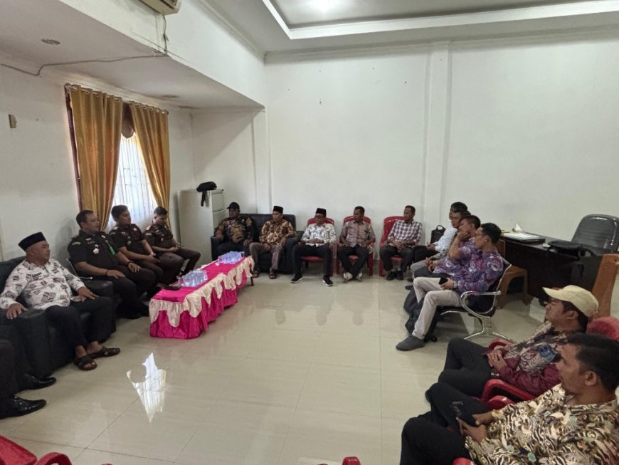 Seksi Intelijen Kejari Rohil Kunker Ke Kantor Camat Pasir Limau Kapas