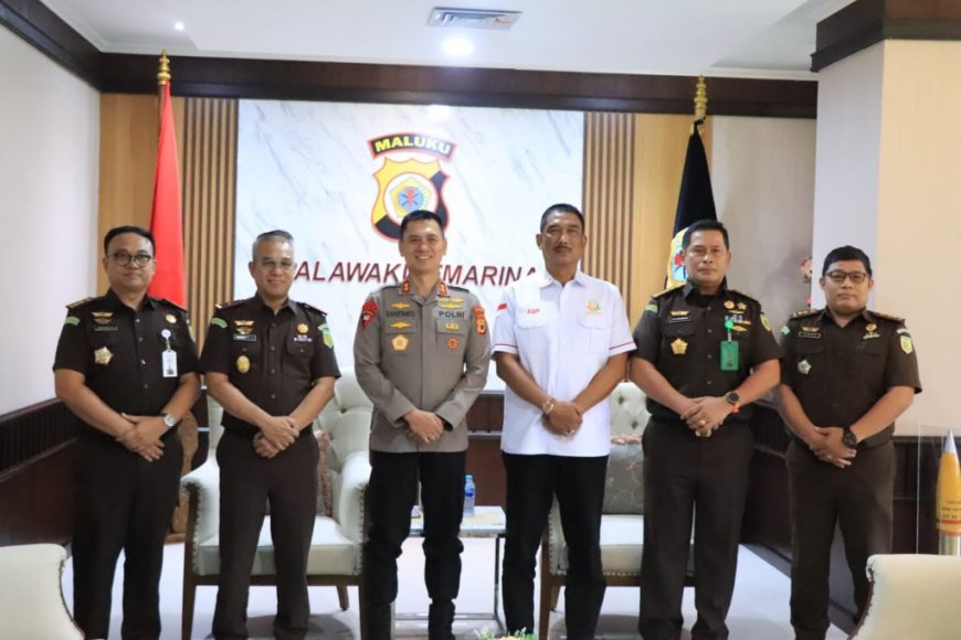 Kajati Maluku Agoes SP dan Wakilnya Abdullah Noer Deny Berpamitan