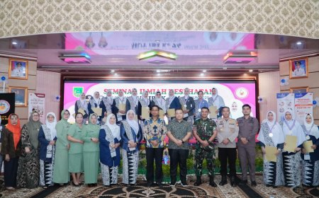 HUT IBI Ke-74 Tahun 2025, Wabup Rohil Buka Seminar Ilmiah Kesehatan