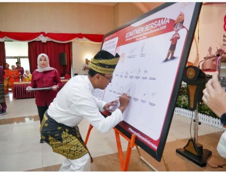 Sekda Rohil Fauzi Erizal Hadiri FGD Sosialisasi Sensus Ekonomi 2026